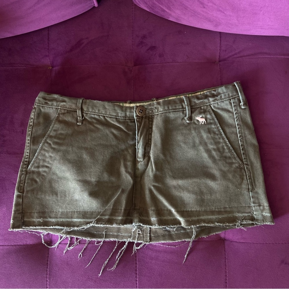 Brown Vintage Mini Skirt by Abercrombie and Fitch